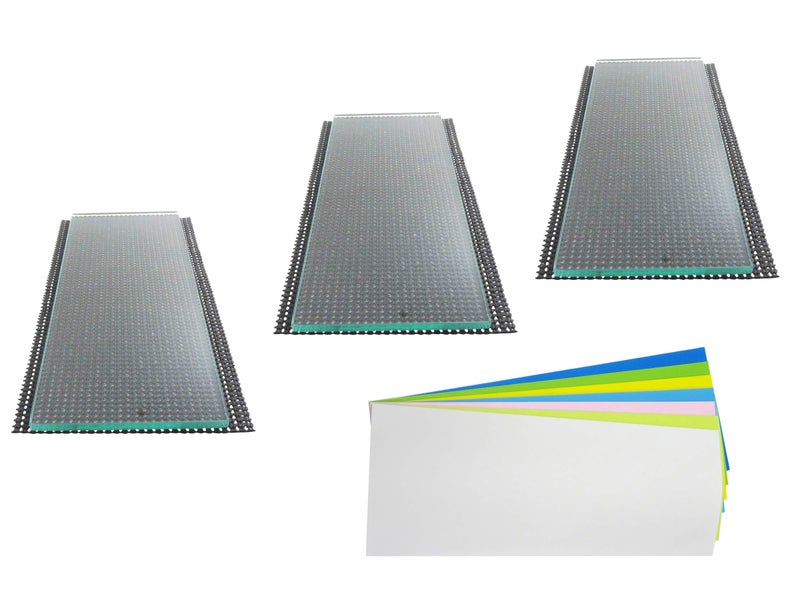 Taytools 279205 Three Sheets 5/16 x 5 x 12 Deal Flat Float Plate Glass with 7 Sheets Lapping Microfinishing Film 4-1/4 x 11 for Scary Sharp Sharpening System - Image 2